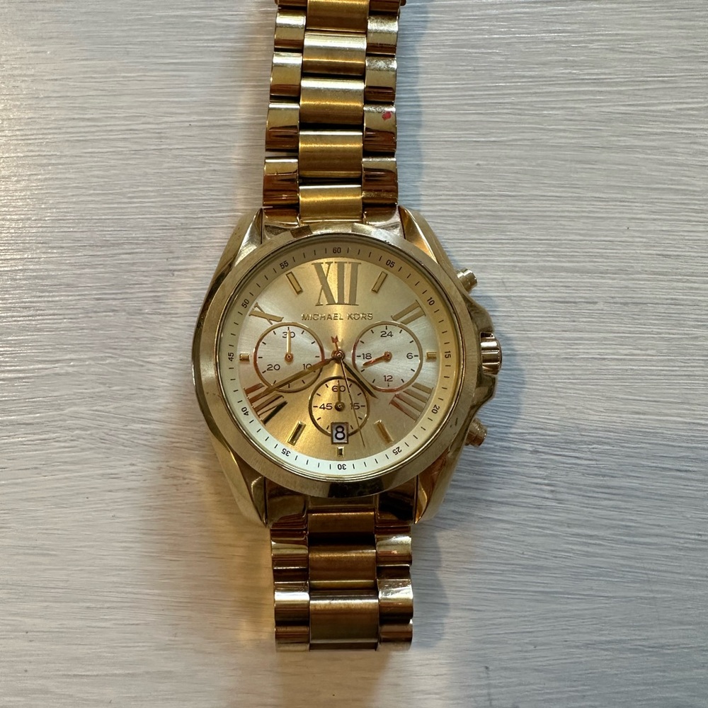 Michael Kors Stainless Steel Gold Watch